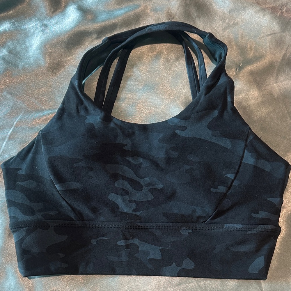 BuffBunny Midnight Camouflage Sports Bra